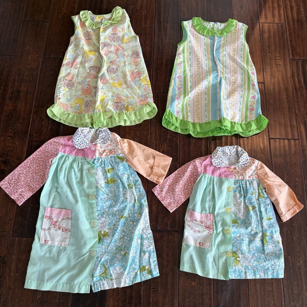 Vintage Lot of Girl 6 Clothing Skort Robe Read